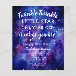 Budget Twinkle Twinkle Little Star 1. Geburtstag