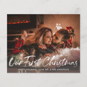 Budget Unser erstes Weihnachtsbüffel Karo Foto Flyer