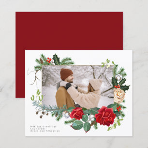 BUDGET Urlaub Winter Botanisches Foto Personalisie