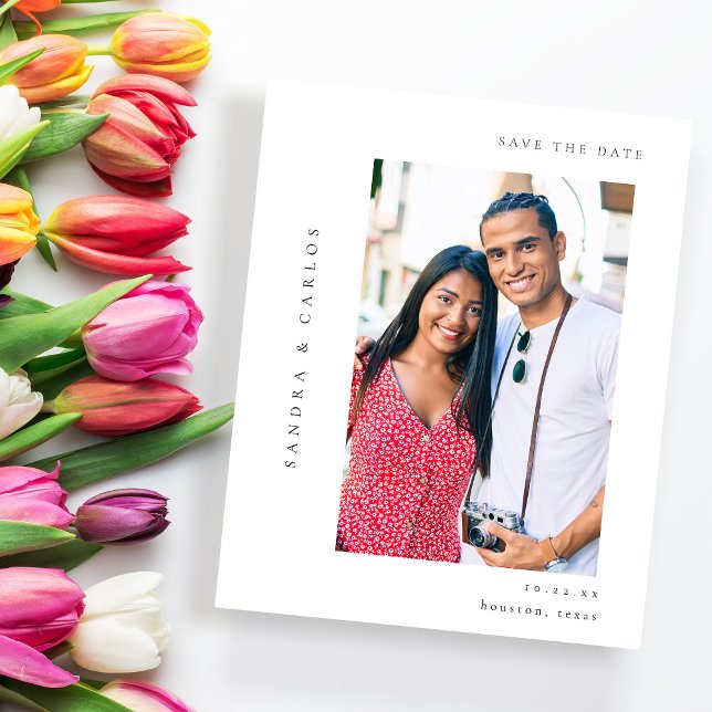 Budget V MOD 2 Einfaches Foto Save the Date Flyer (Von Creator hochgeladen)