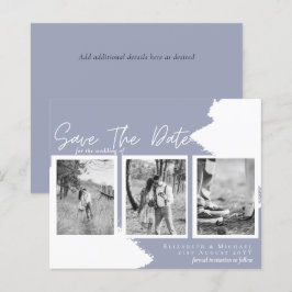 BUDGET Verlobung Foto Save the Date DustyBlue