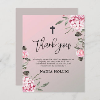 Budget Vielen Dank für Ihre Beerdigung Cross Memor