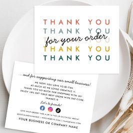 Budget Vielen Dank für Ihre Bestellung Business Pa