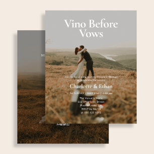Budget Vino Before Vows 2 Foto Paarschaufeier Flyer