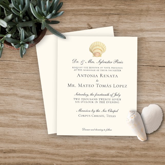 BUDGET Vintag Scallop Single Seashell Wedding (Von Creator hochgeladen)