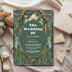 Budget Vintage Floral Art Nouveau Hochzeit