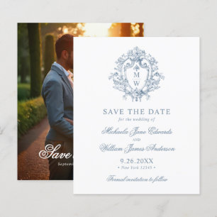 Budget Vintage Regency-Kamm Hochzeit Save The Date