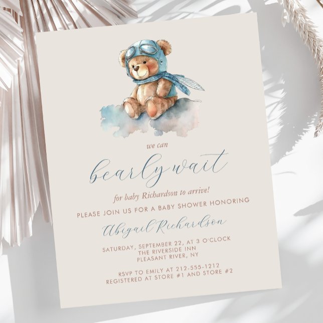 Budget Vorwarte Blue Boy Bear Baby Dusche (Von Creator hochgeladen)