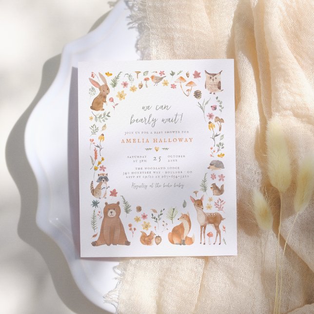 Budget Vorwarte Woodland Animals Baby Dusche (Von Creator hochgeladen)