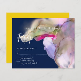 BUDGET Wasserfarbe Hochzeit Abstrakten Lila uAwg