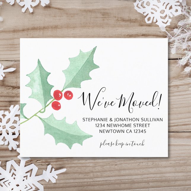 Budget Wasserfarbe Holly Wir haben verschoben Kart (Von Creator hochgeladen)