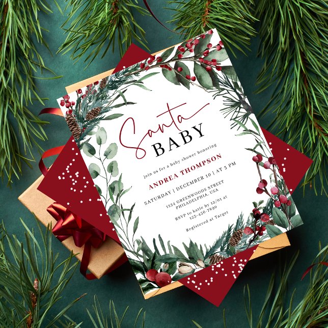 Budget Wasserfarbe Weihnachten Weihnachtsdusche (Von Creator hochgeladen)