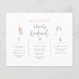 Budget Watercolor Champagner Hütten am Wochenende