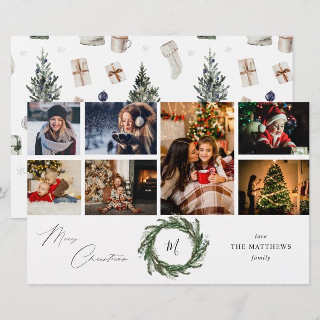 Budget Wath Monogram 7 Foto Weihnachten - Mittel (Vorne/Hinten)
