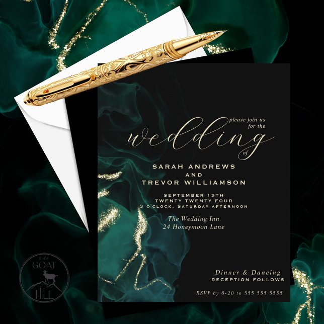 Budget Wedding Deep Ocean Green Alcohol Tinte (Von Creator hochgeladen)