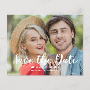 Budget Wedding Foto Flat Save the Date