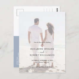 Budget Wedding Foto Save the Date Postkarte