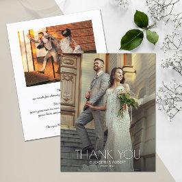 Budget Wedding Foto Vielen Dank Flyer