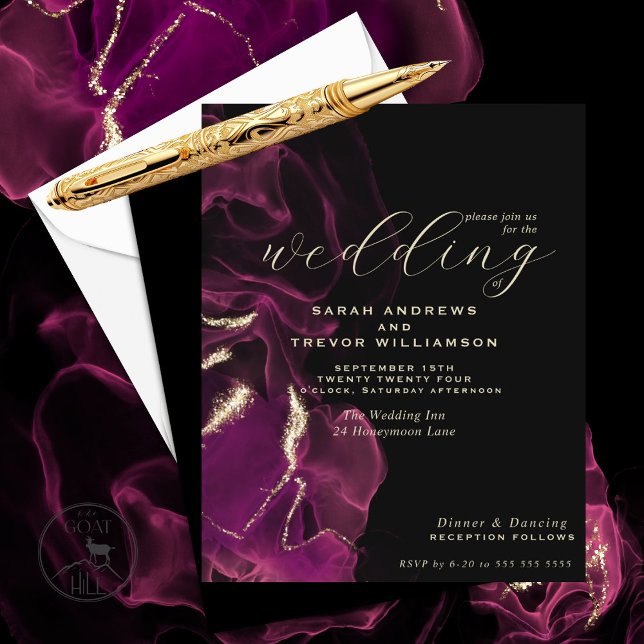 Budget Wedding Marvelous Magenta Alkohol Tinte (Von Creator hochgeladen)