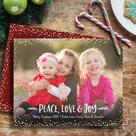 Budget Weihnachten Foto Peace Liebe Join Gold Card