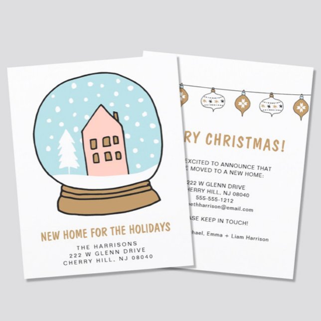 Budget Weihnachten Neue Zuhause-Weihnachtskarte (Von Creator hochgeladen)