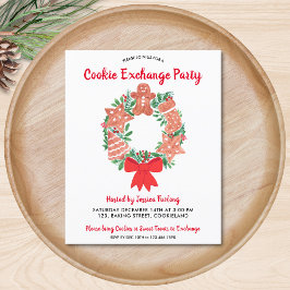 Budget Weihnachts-Cookie-Exchange-Party Einladung
