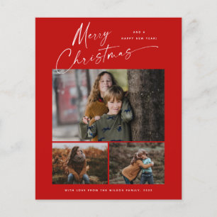Budget-Weihnachts-Script 3 Foto-Weihnachtskarte