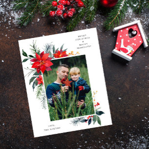 Budget-Weihnachtsstern-Rahmen V Foto Feiertag Flyer