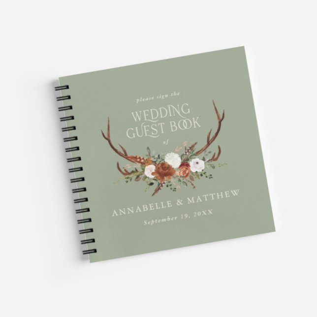 Budget Weiß Blumen Hochzeitsbuch rustikal Notizbuch (Von Creator hochgeladen)