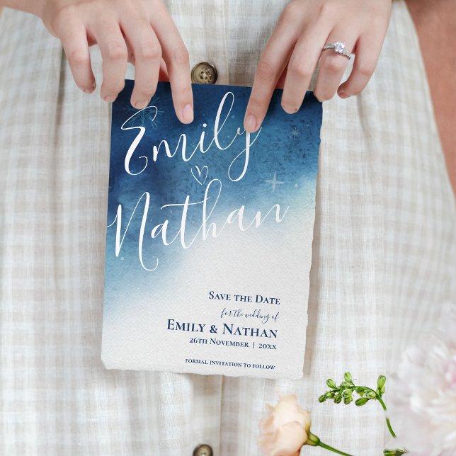 Budget Whimsical Blue White Snowflake Hochzeit (Budget Whimsical Blue White Snowflake Wedding)