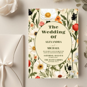 Budget Whimsical Wildblume Meadow Wedding
