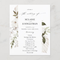 Budget White Boho Blumenzeremonie