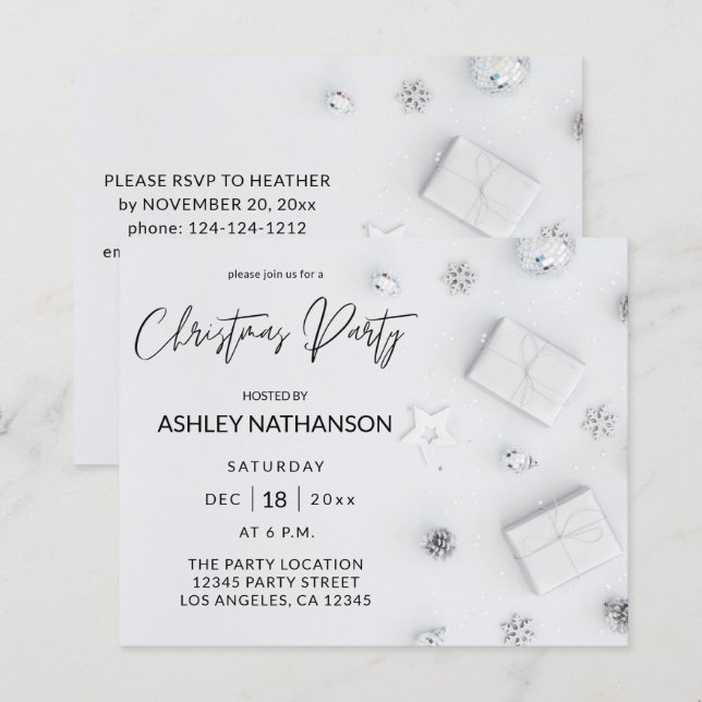 Budget White Pine Christmas Party (Vorne/Hinten)