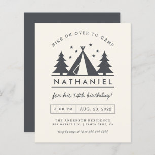 Budget Wigwam im Birthday Camp Party