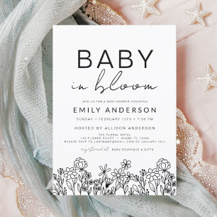Budget Wildblume Baby in Bloom Baby Dusche