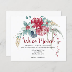 Budget Winter Berries Rustikale Urlaubskarte