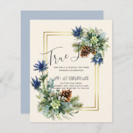 BUDGET Winter Blue Thistle Wedding lädt ein