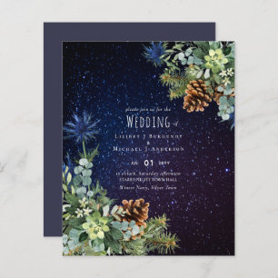BUDGET Winter Eukalyptus Pine Cones Wedding