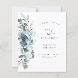 Budget Winter Florals Wedding Rett Date