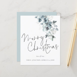 Budget Winter Foliage Frohe Weihnachtskarte