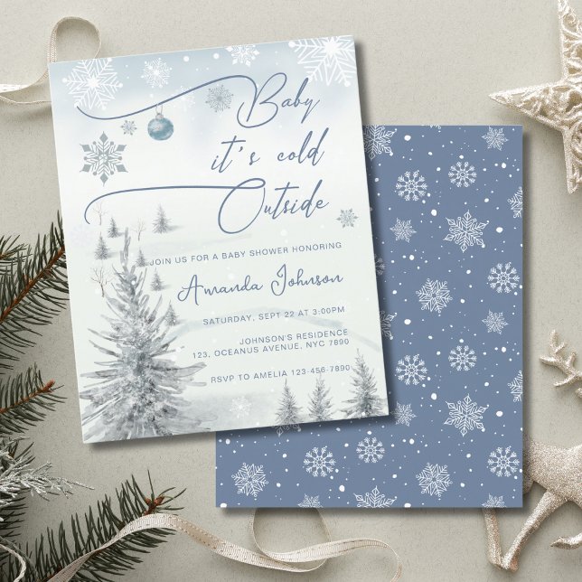 Budget Winter seine kalte Outdoor Boy Baby Dusche (Von Creator hochgeladen)