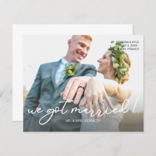 Budget Wir Got Verheiratet S Foto Hochzeitsankündi