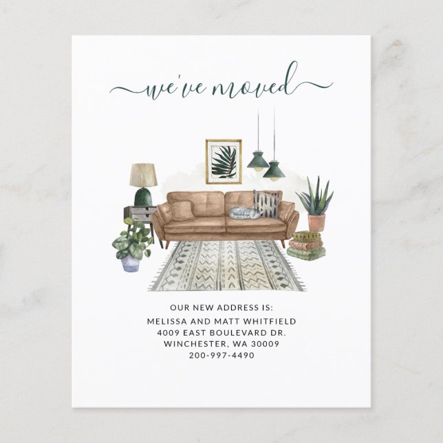 Budget Wir haben Chic Moving Ankündigung verschobe Flyer (Vorne)