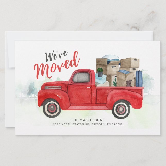 Budget Wir haben die neue Ankündigung zur Adressve (Vorderseite)