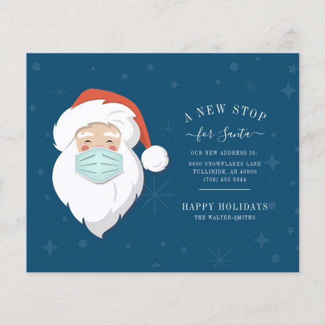 Budget Wir haben einen neuen Halt für Santa Moving (Vorderseite)