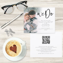 Budget Wir machen Skript Foto QR Code Hochzeit Ein