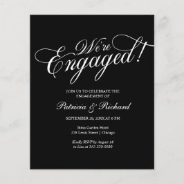 Budget Wir sind eine Verlobte Einladung zu einer e