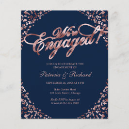 Budget Wir sind eine Verlobte Einladung zu einer e