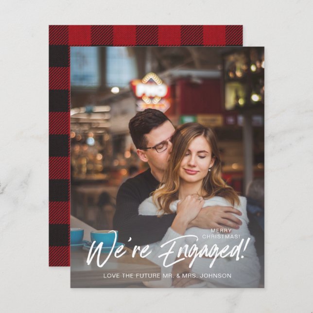 Budget Wir sind Verlobt V Foto Buffalo Karo (Vorne/Hinten)