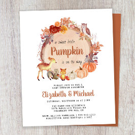 Budget Woodland Pumpkin Couples Kinderdusche laden